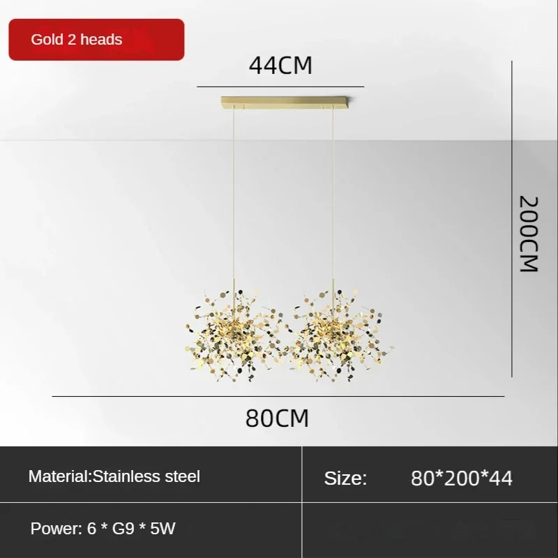 

Подвесной светильник JIANKEXING в форме листьев