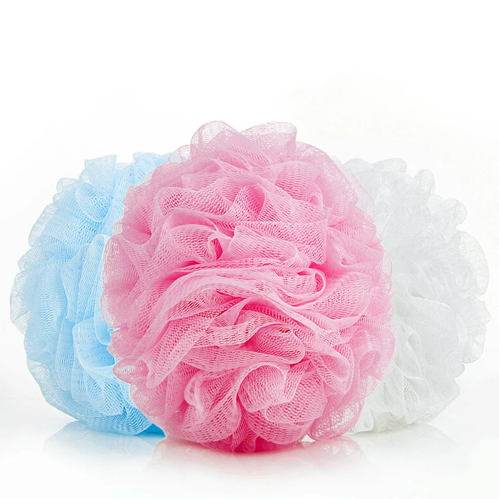 

4Pcs Shower Bath Exfoliate Loofahs Sponge for Spa Relax Cleansing Bathroom (Assorted Colours)