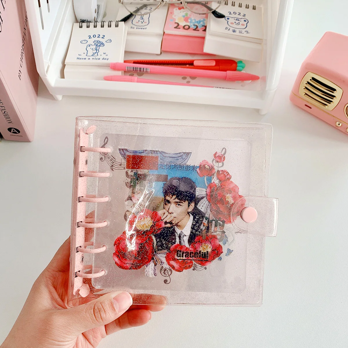 

Korean Small Cute Loose Leaf Photo Paper Book