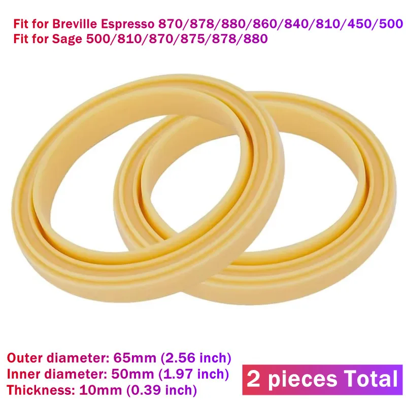 Фото 2 шт. силиконовые уплотнительные кольца для кофемашин Breville BES870 BES878 BES880 BES860 BES840 BES810 BES450 BES500, прокладка для паровой головки кофеварки №3