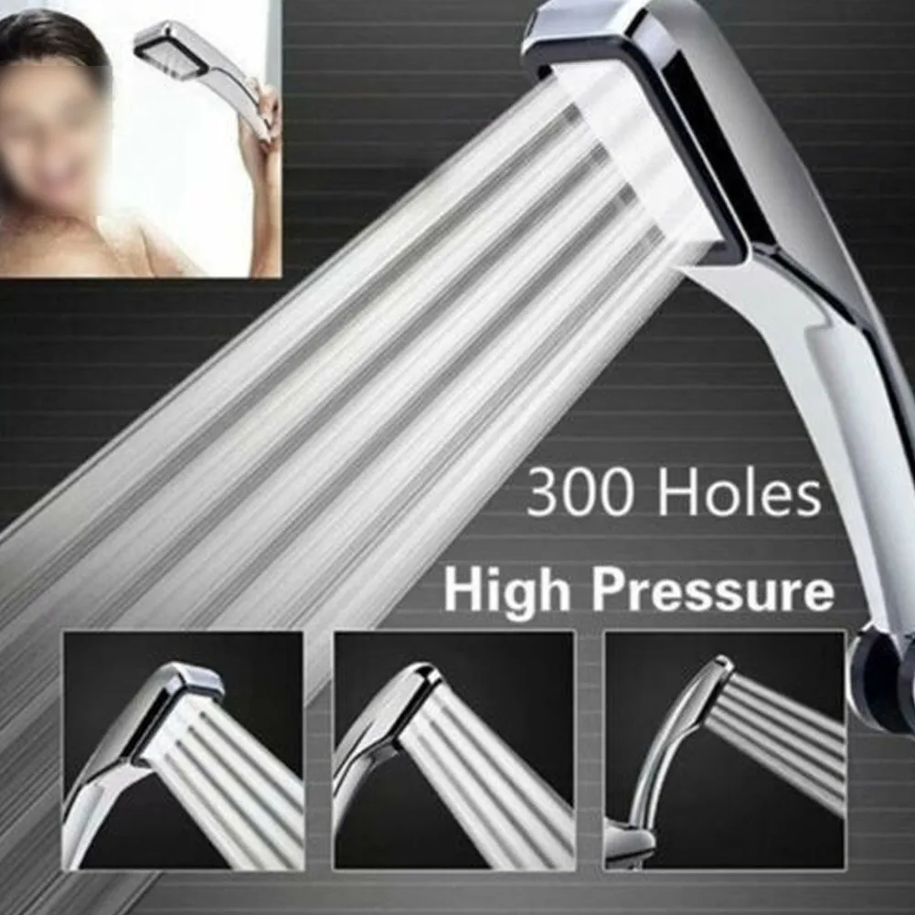 

Shower Head Rainfall High Preassure With Fan Water Saving Massage High Pressure Premium 300 Holes For Bathroom Shower