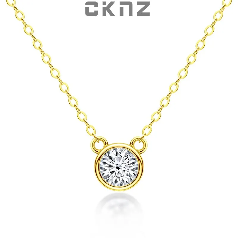 

Ожерелье женское из серебра 2,0 пробы с натуральным бриллиантом 925 карата