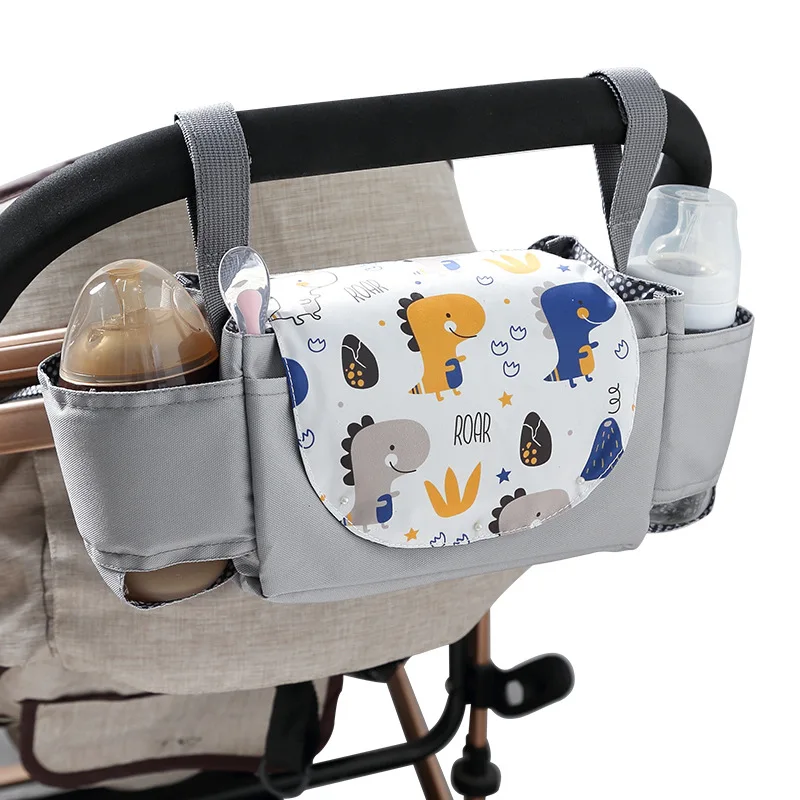 Baby Stroller Accessories Waterproof Baby Bottle Diaper Storage Bag Multifunctional Nursing Mommy Outgoing Bag for Babies enlarge