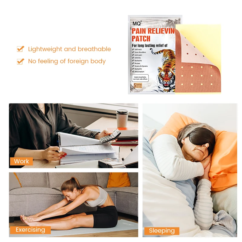 Тигровый Обезболивающий бальзам пластырь для снятия боли в суставах наклейка