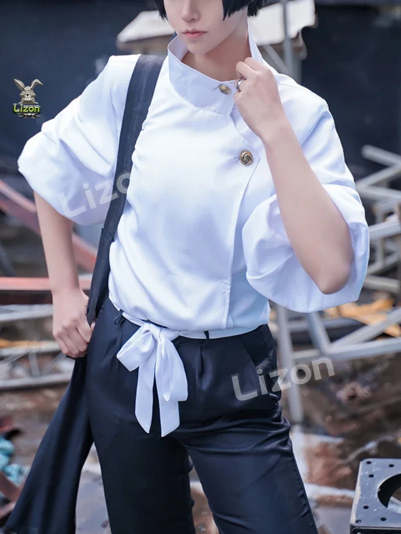 Аниме юютсу Kaisen Yuta Okkotsu Косплей костум у варвары Vrouwen Хэллоуин вечерние en Топы + Broek