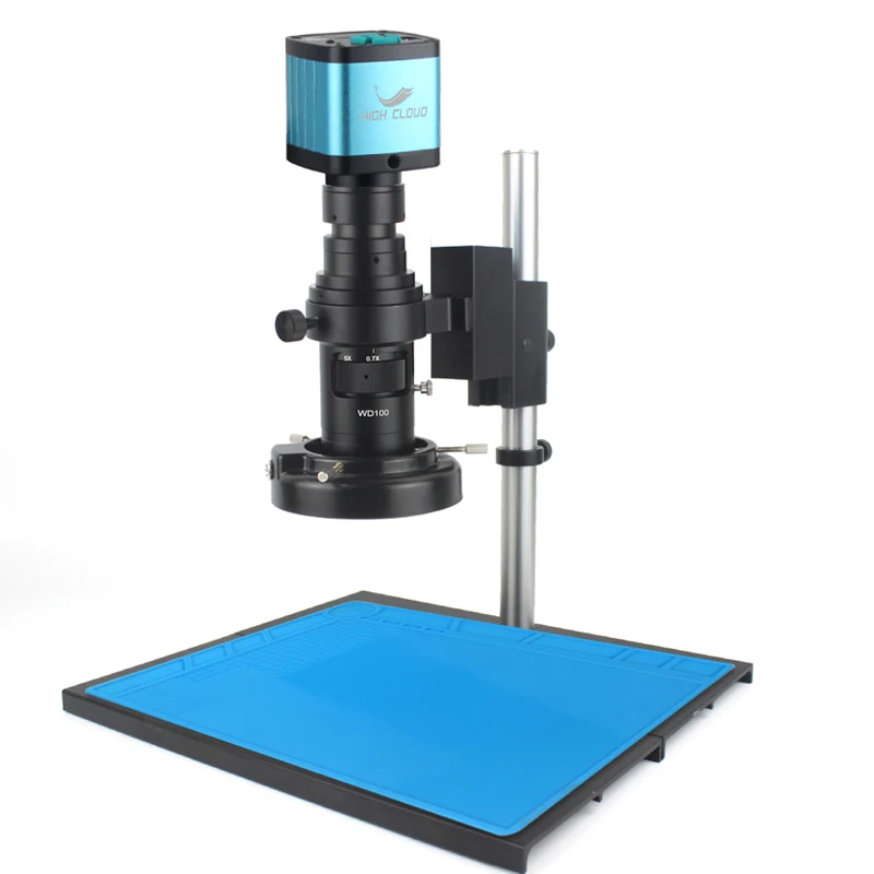 

48MP 4K HDMI USB Microscope Camera WD100 200X C-Mount Lens Industrial Electronic Digital Microscope for Phone Repair Soldering
