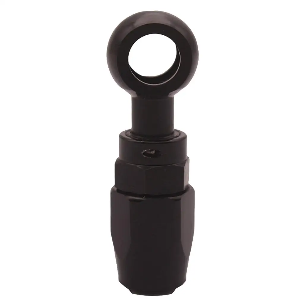 

AN6 Aluminum Hose Fitting Adapter 12mm Banjo AN 06 Anodized, Black