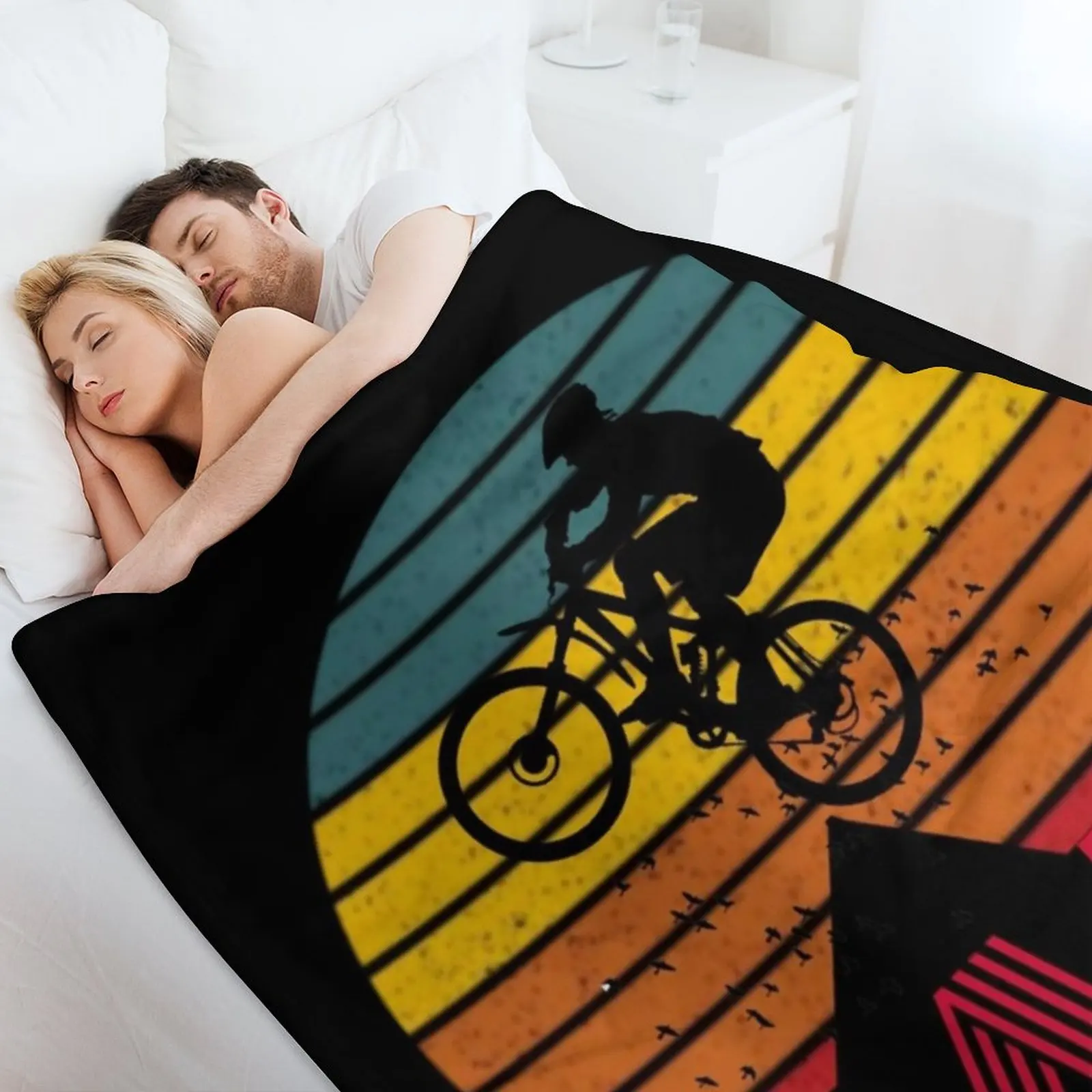 Винтажное одеяло Bmx для сна утяжеленные одеяла из фланелевой ткани