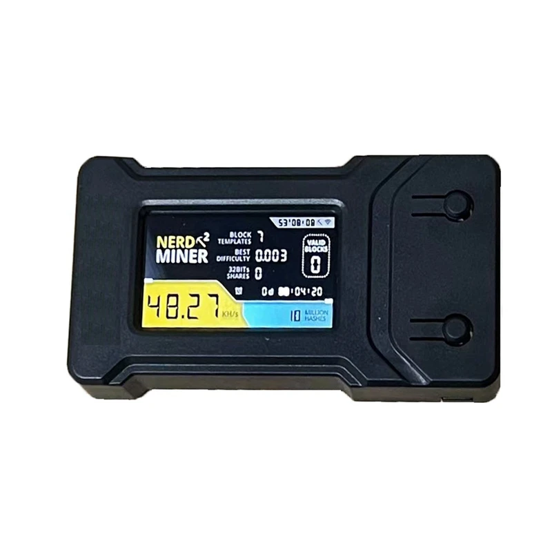 Nerdminer V2 56K T-Display Hashrate 56 K/S подключи и играй BTC криптомайнер Биткоин машина для