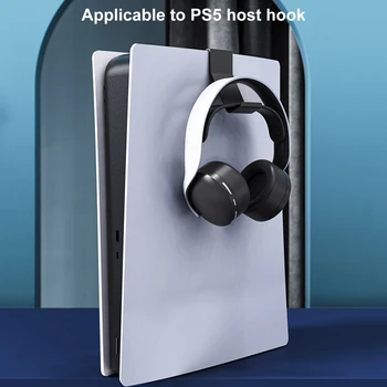 2PCS Wall Mount PS5Headphone Holder Hanger Headphone Holder Host Console Holder PlaystationGame Accessories ForPS5 2