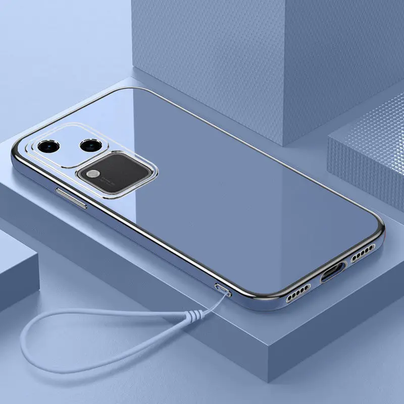 Противоударный силиконовый мягкий чехол для Vivo V30