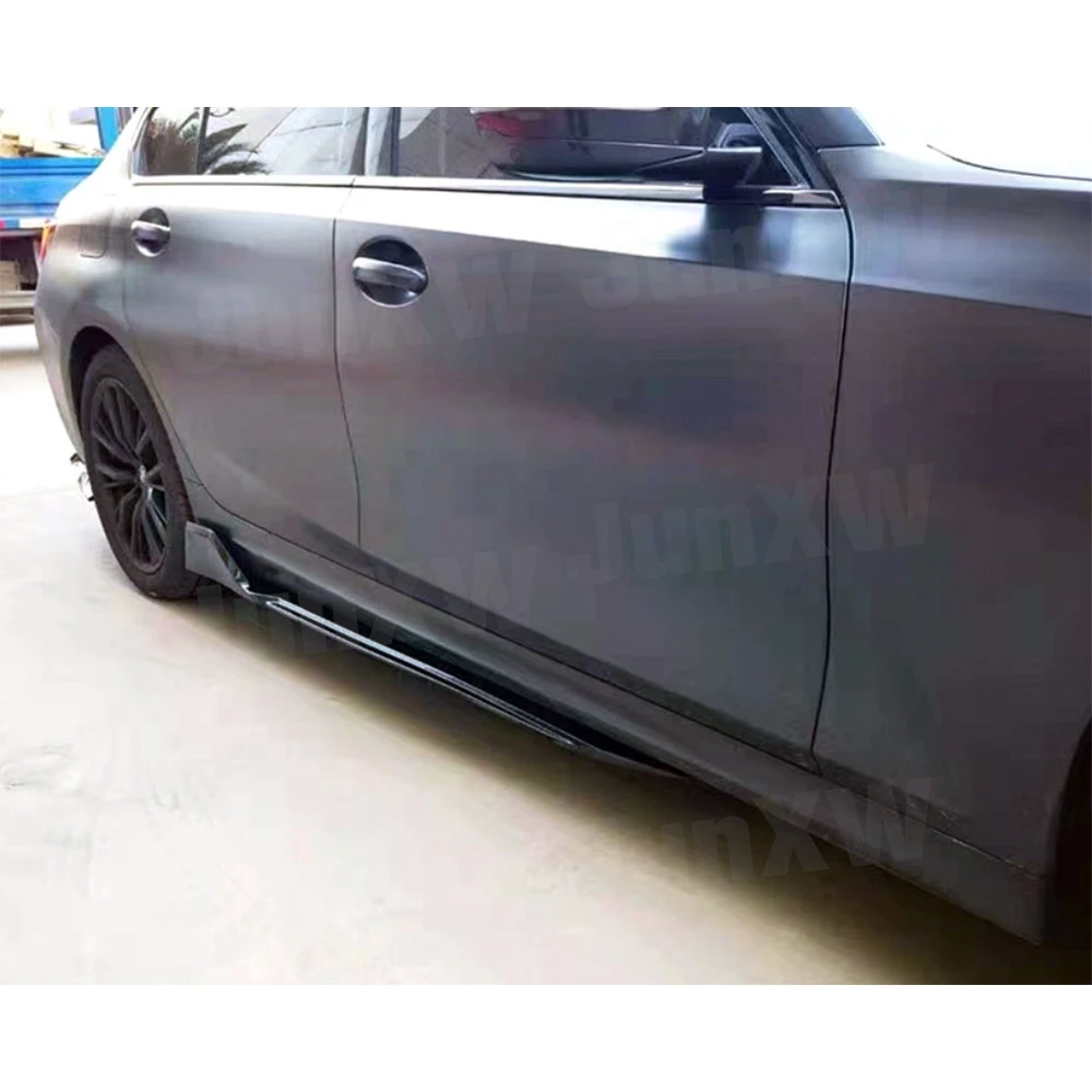 Боковые юбки из углеродного волокна удлинители разветвители крыло для BMW 4 серии