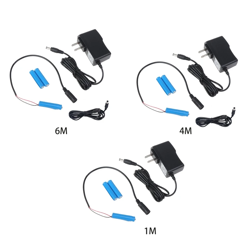 

LR3 AAA Battery Eliminator Adapter AC Power Supply Replace 3pcs 1.5V AAA Batteries for Clock Toys Holiday Lights Fan LED