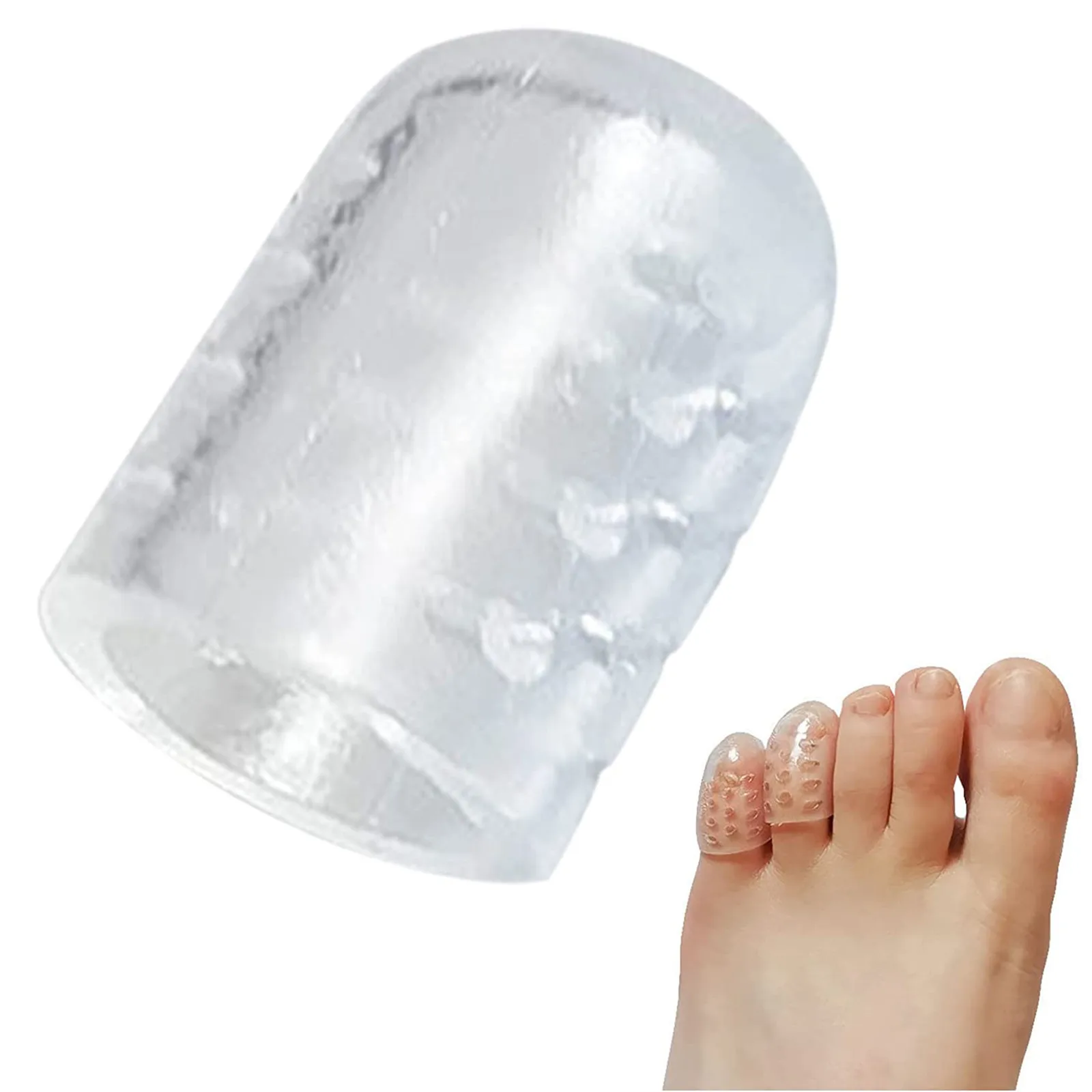 

1pcs Silicone Toe Caps Anti-friction Breathable Toe Protector Prevents Blisters Toe Caps Cover Protectors Foot Care