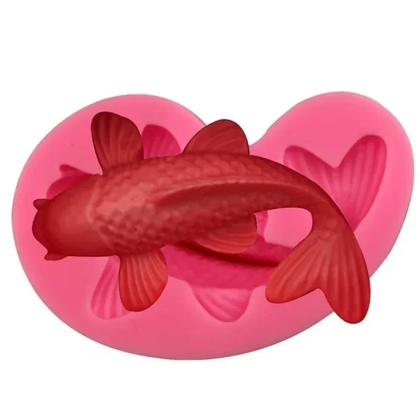 

2022New Carp Moulds Flexible Silicone Soap Mold Candle Polymer Clay Molds DIY Cake Chocolate Candy Cookie Mould Baking Tool
