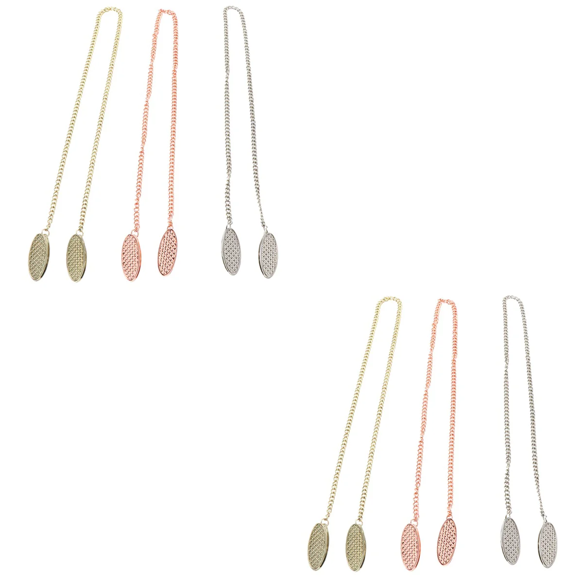 

Napkin Clips Clip Bib Holder Chain Neck Lanyardstrap Face Flexible Chains Diningserviette Covering Apron Clothing Collar
