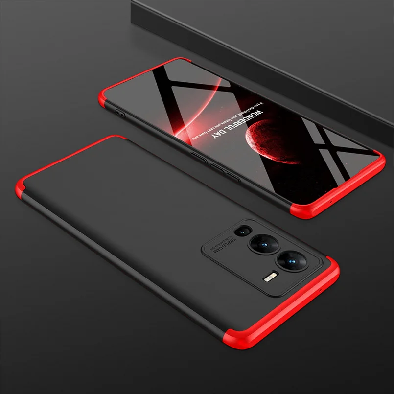 

3-in-1 full Protect Case For VIVO V25 Pro Y16 Y35 Y22 V23 V23e V21e V21 V20 Y21 Y33S Y73 Y51 Y31 Y50 Y20 Y20s Phone Cover Fundas