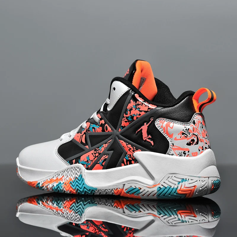 

DR.EAGLE Men's Basketball Big Sole Men Fashion Printed Platform Men Sneakers Basket Shoes Zapatillas Baloncesto Drop shipping