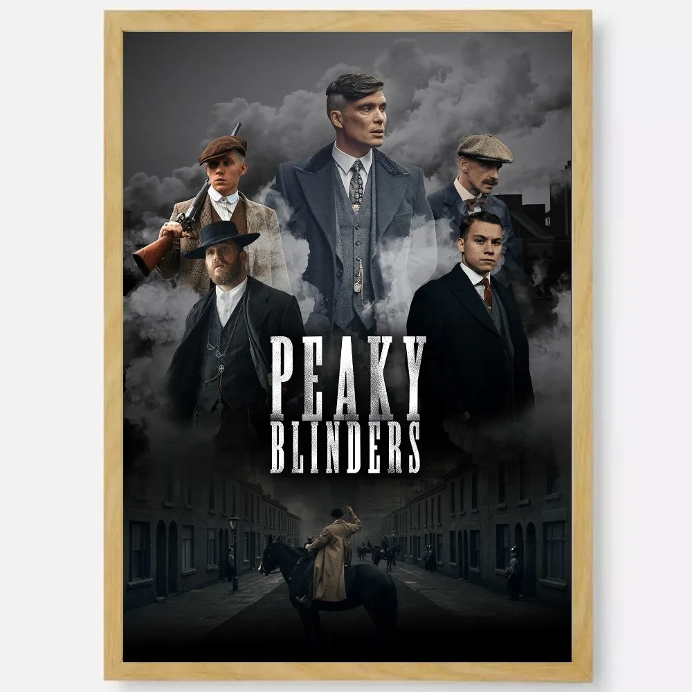 P-Peaky B- Blinders ТВ-плакат HD арт липкая стена водонепроницаемый дом гостиная спальня