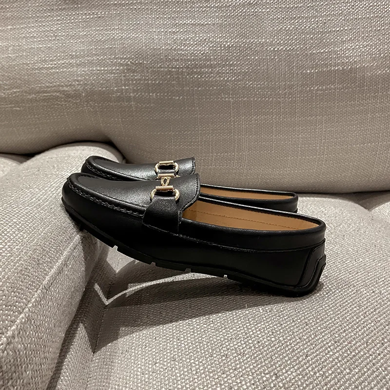 Ranbetty Women's Cow Leather Casual Penny Loafers Ladies Moccasins Soft Casual Walking Driving Comfort Slip-On Fashion Boat Shoe