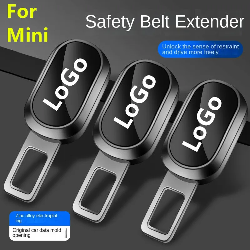 

Car seat belt buckle clips for Mini car seat belt stopper plugs car seat belt accessories Brands LoGo 1pcs