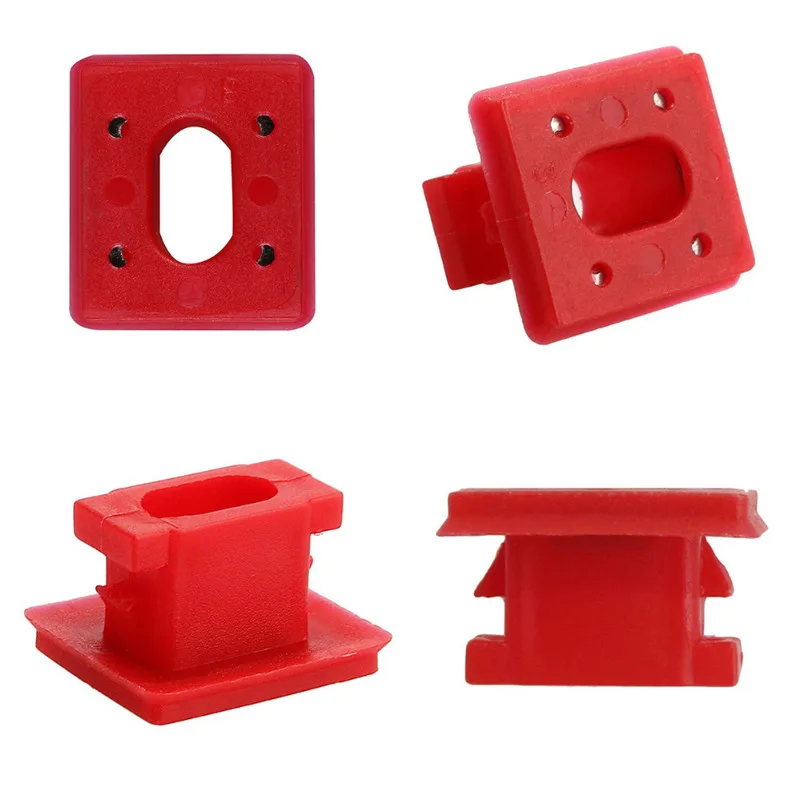 

20pcs Car Fasten Clips Red Insert Grommets Panel Fixing Buckles For BMW E46/E65/E66/E83N Dashboard Dash Trim Strip Clips