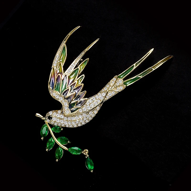 YYSuniee позолоченная латунная брошь булавки для женщин модные броши с кубическим