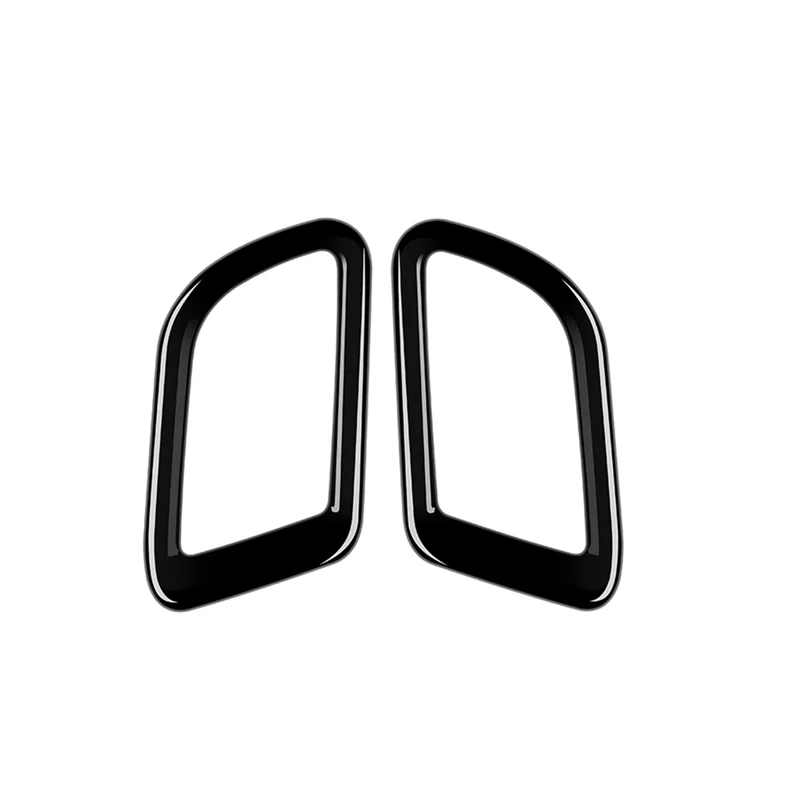 

1Pair Dashboard Air Conditioning Vent Cover Sticker for Toyota Noah Voxy 90 Series 2022 Vent Trim Frame Bright Black RHD