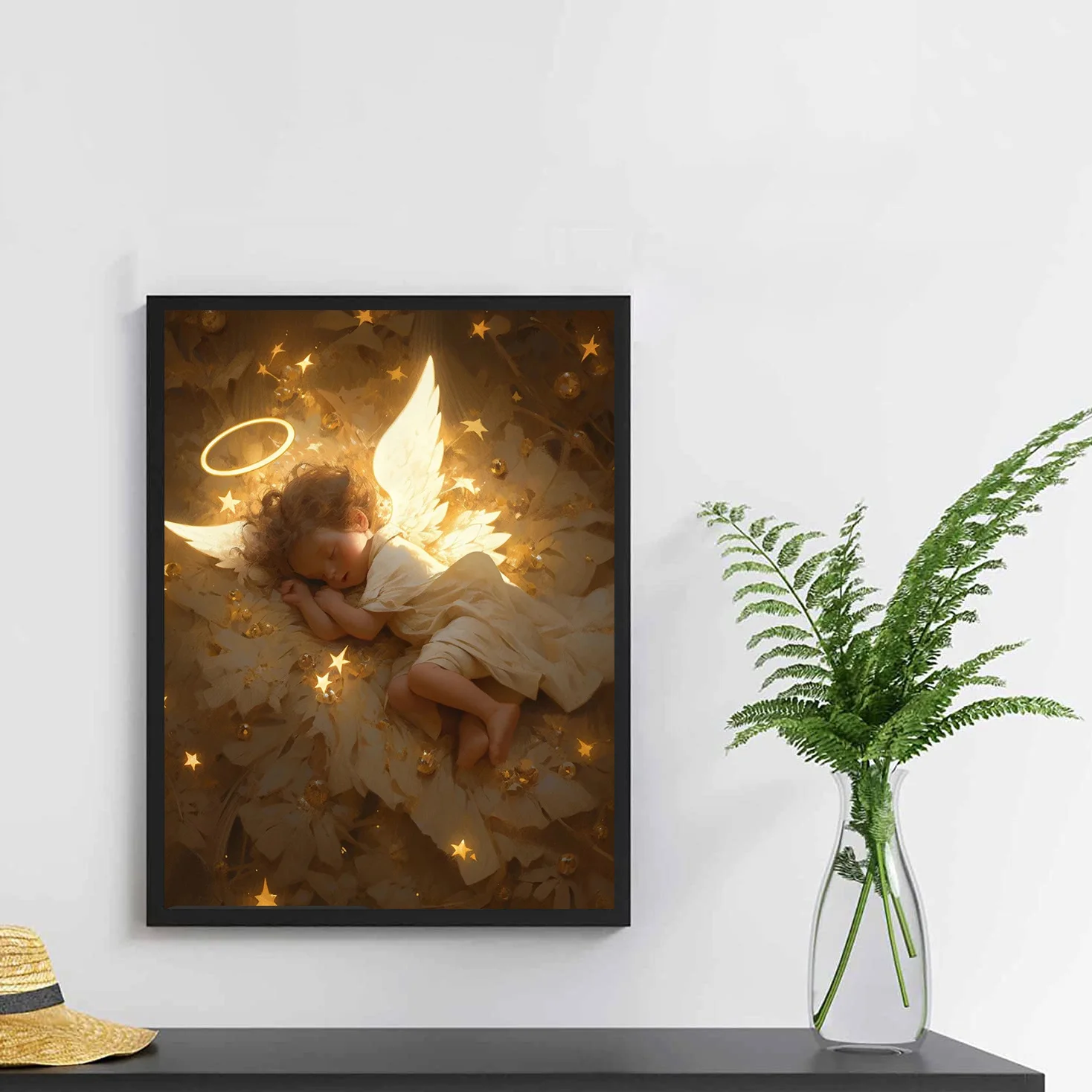 Алмазная 5D картина с ангелом Детская вышивка сделай сам Полная работа искусство