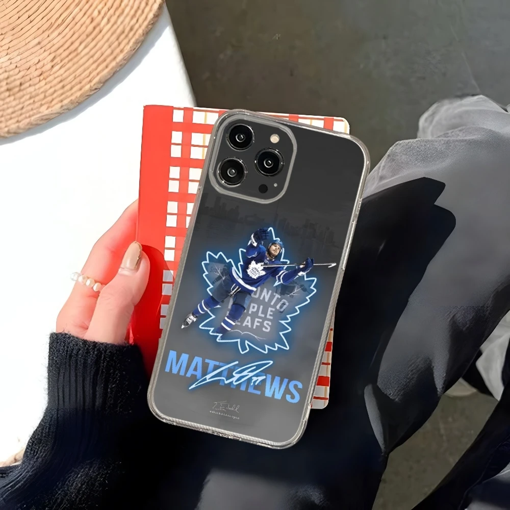 Чехол для телефона Maple Leafs Ice Hockey iphone 16 15 14 13 12 Pro Mini 11 Max Xr X Xs 8 Plus прозрачный
