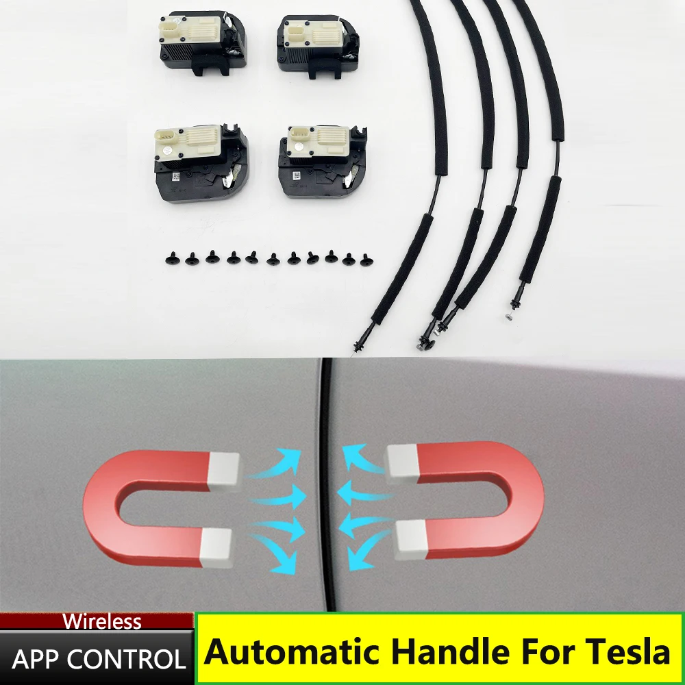 

Electronic Automatic Suction Auto Presenting Door for Tesla Model 3 2021 2022 2023 Model Y Brake Closing Soft Close Anti Pinch