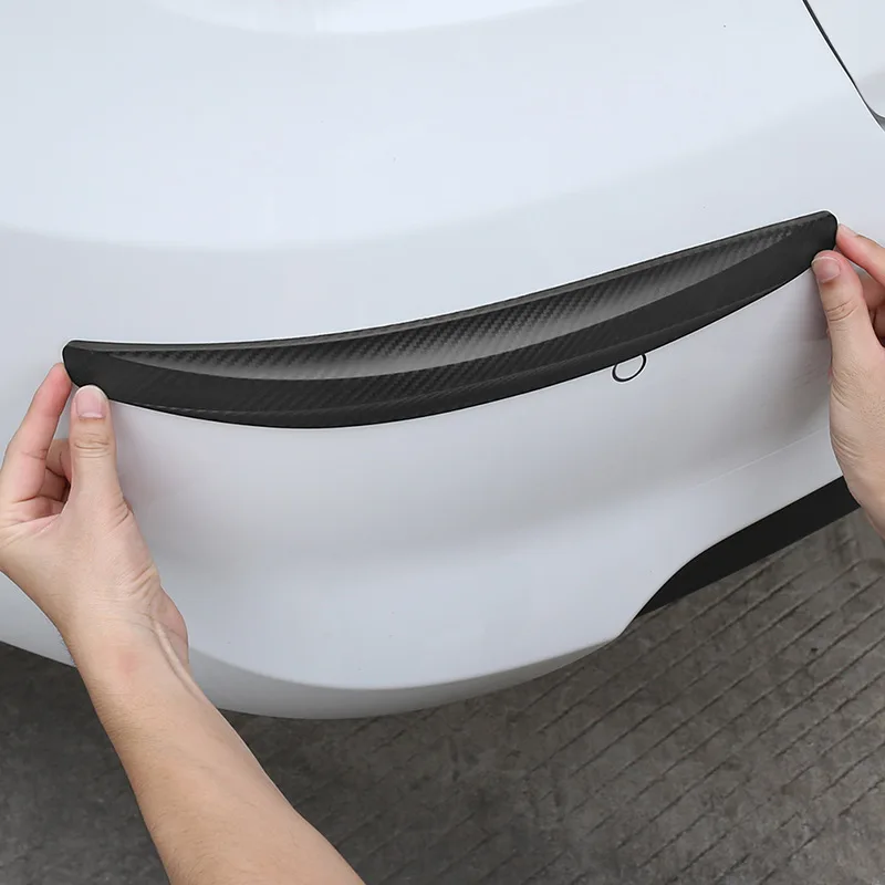 

2Pcs Universal Anti-Collision Protector Rubber Auto Front And Rear Corner Bumper Cover Guard Lip Strip Sticker Car Door Products