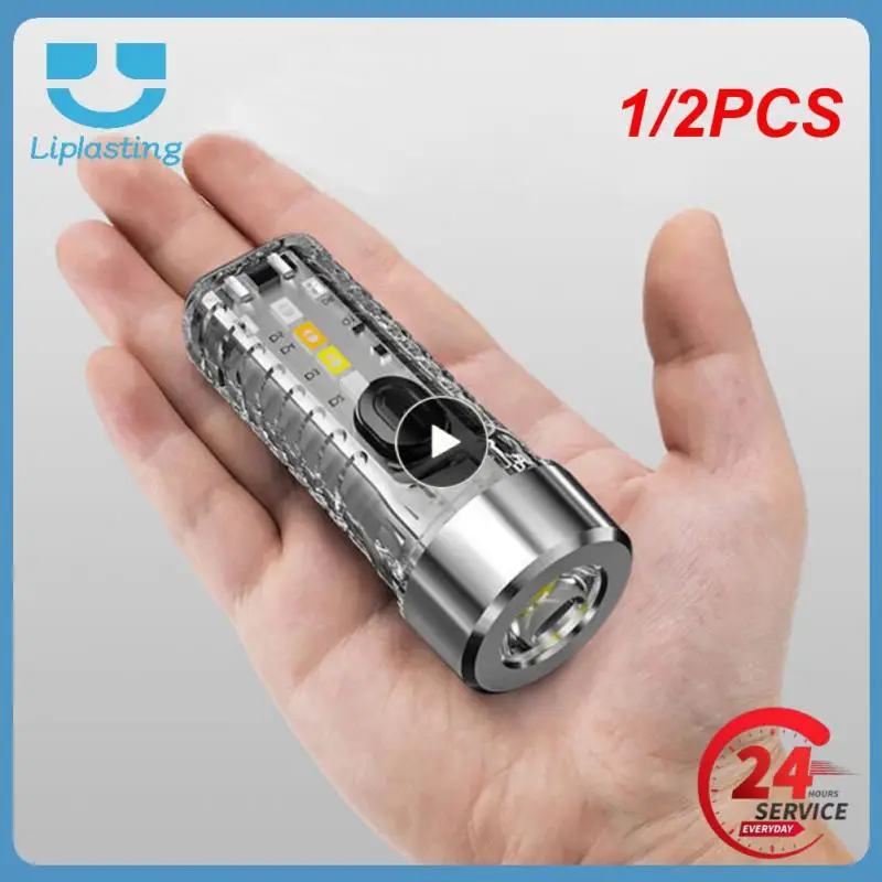 

Фонарик с подсветкой, водонепроницаемый, многофункциональный, 1/2 шт.