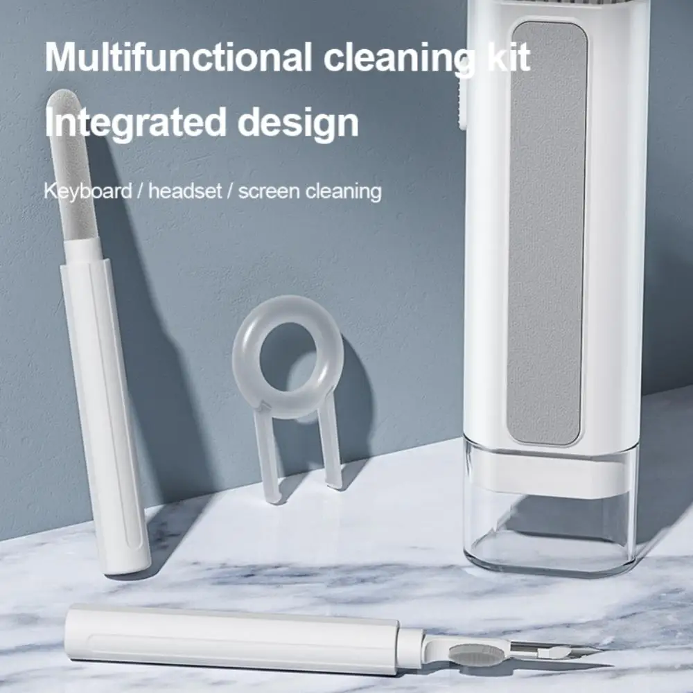 

6 In 1 Keyboard Cleaning Tools Kit Set Bluetooth Headset Dust Electronics Clean Pen Cell Phone Screen Key Board Cleaner Tool