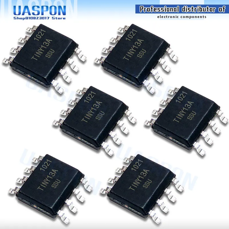 5 шт. ATTINY13A-SSU SOP8 ATTINY13A SOP TINY13A SOP-8 13A-SSU SMD