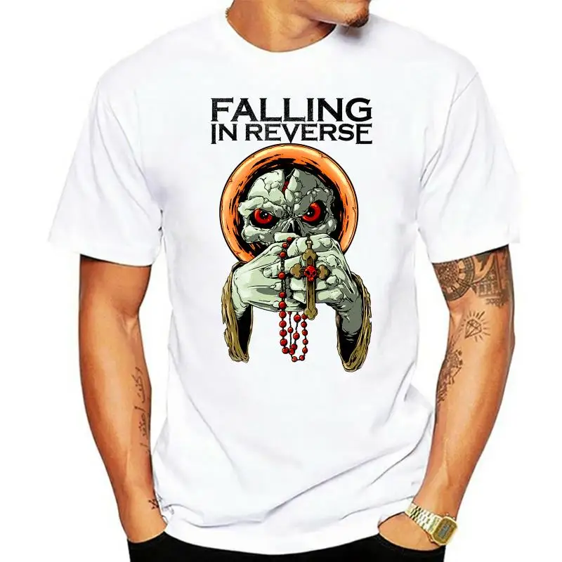 Футболка Falling In Reverse I'M No Saint Rock Ban Merch Ronnie Radke с юмором