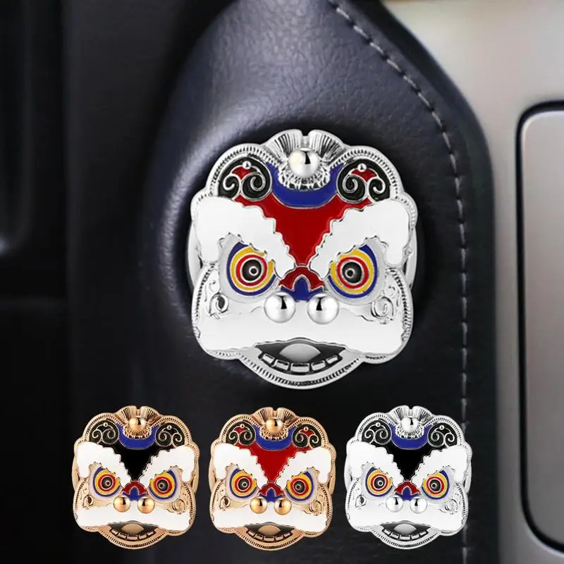 

Universal Chinese Style Car Engine Start Stop Switch Button Rust Proof Decoration Button Sticky Cover Car Accessories Waterproof