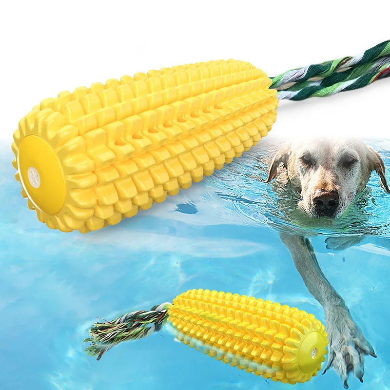 

dog toy Corn shaped teething sticks can make sound dog toothbrush pet supplies