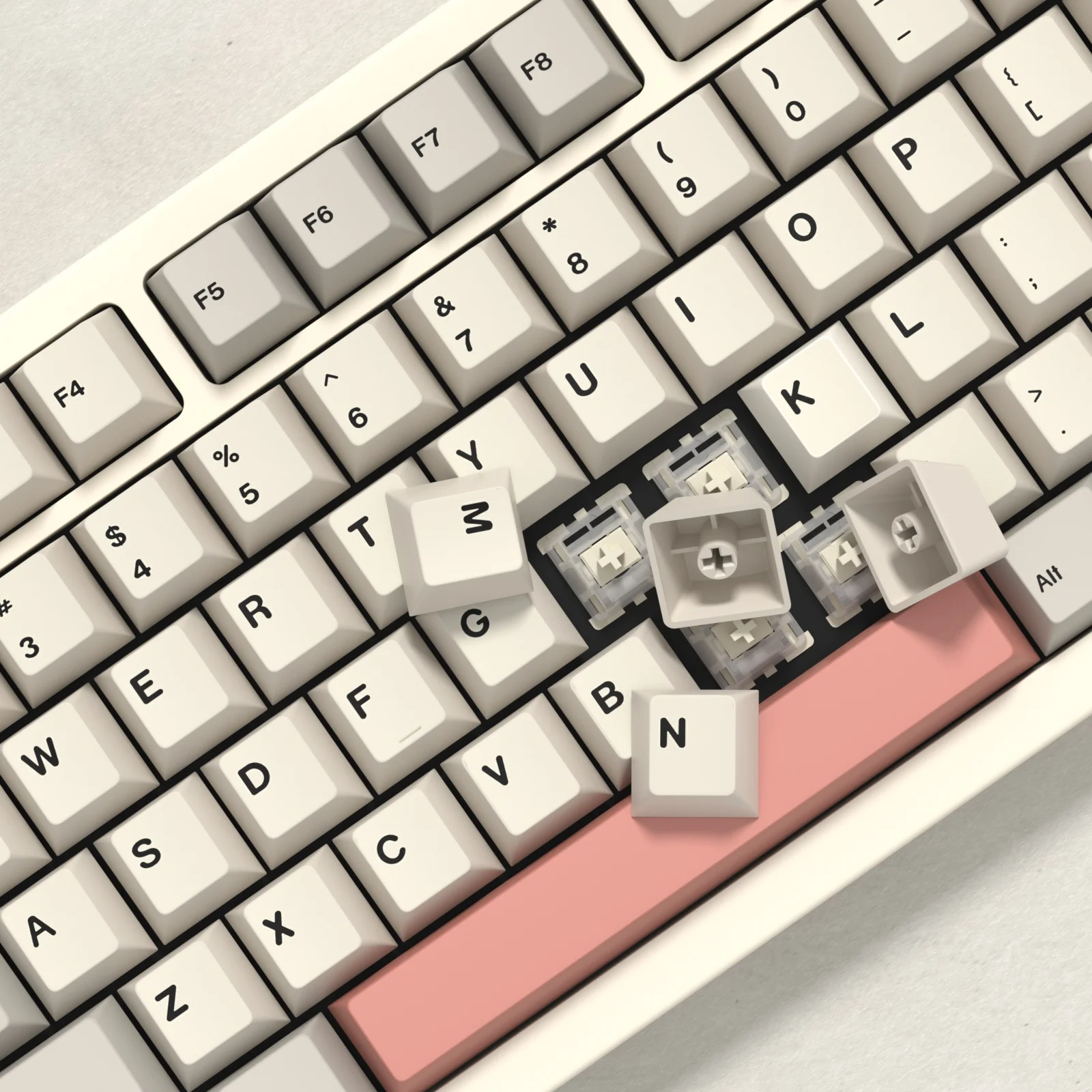 Колпачки для механической игровой клавиатуры KBDiy 140 клавиш/набор GMK