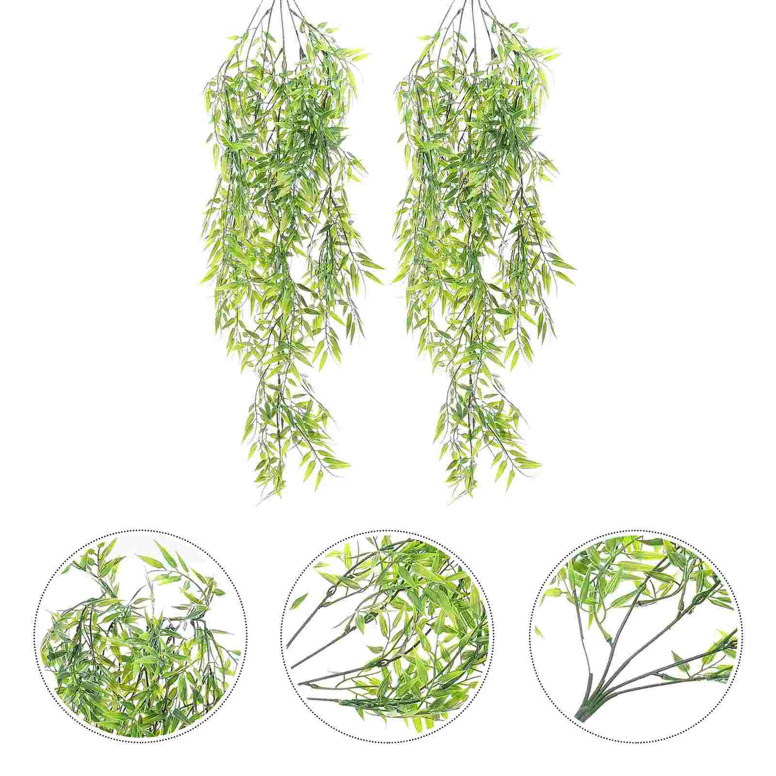 

Artificial Fake Hangingleaves Leaf Garland Vine Vines Greeneryivy Faux Green Foliage Branchflowers Arch Weddingflower Chain