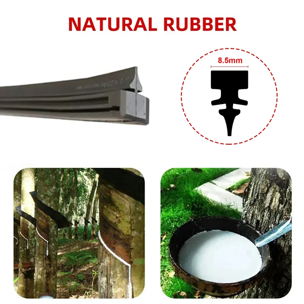 Car Windshield Wiper Blade Insert Rubber Strip for Toyota Camry RAV4 Prado Corolla YARIS KIA Rio Sorento Sportage K2 K3 K4 K5