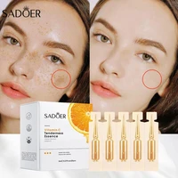 20pcs vitamin c whitening freckle face serum portable remove dark spot essence moisturizing brighten anti aging facial skin care