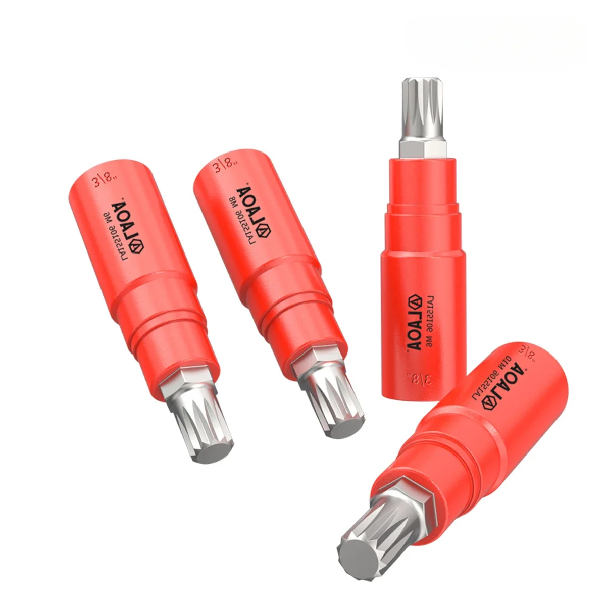 Поворотная головка из хромованадиевой стали с изоляцией Привод 3/8 дюйма набор