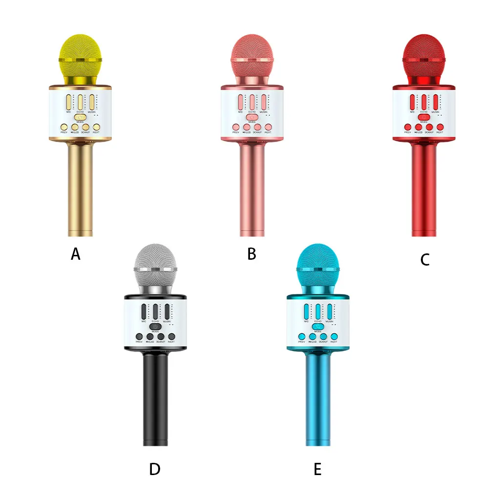 

Беспроводной микрофон Bluetooth-совместимый динамик шумоподавление KTV плеер регулируемый микрофон для записи трансляции