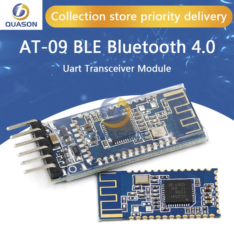 

10pcs AT-09 BLE Bluetooth 4.0 Uart Transceiver Module CC2541 Central Switching compatible HM-10