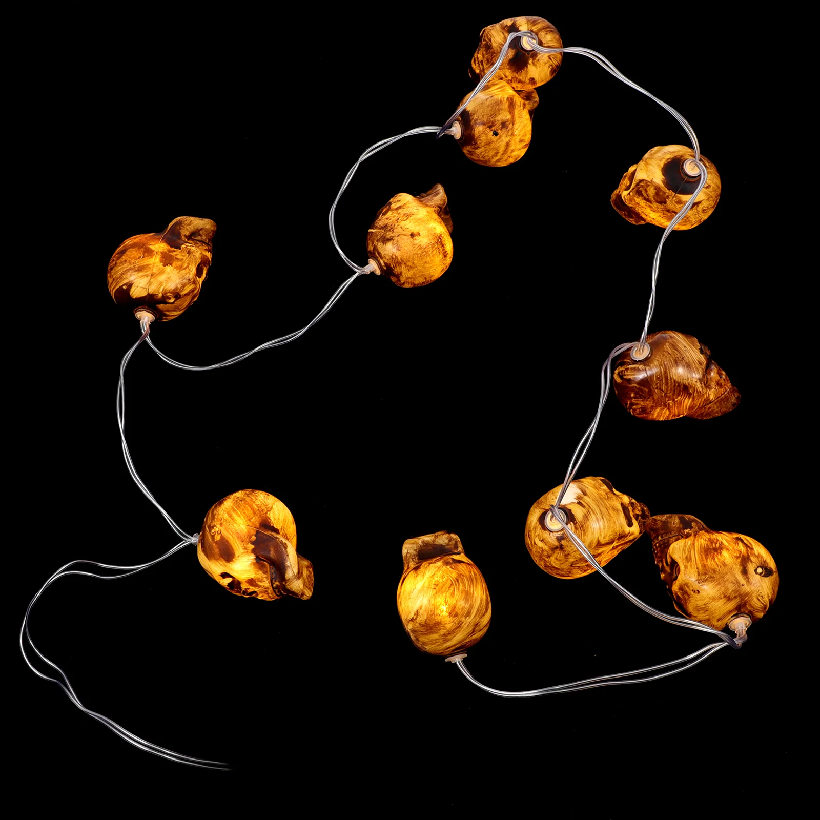 Уникальные гирлянды с черепом светодиодные ночные украшения для дома