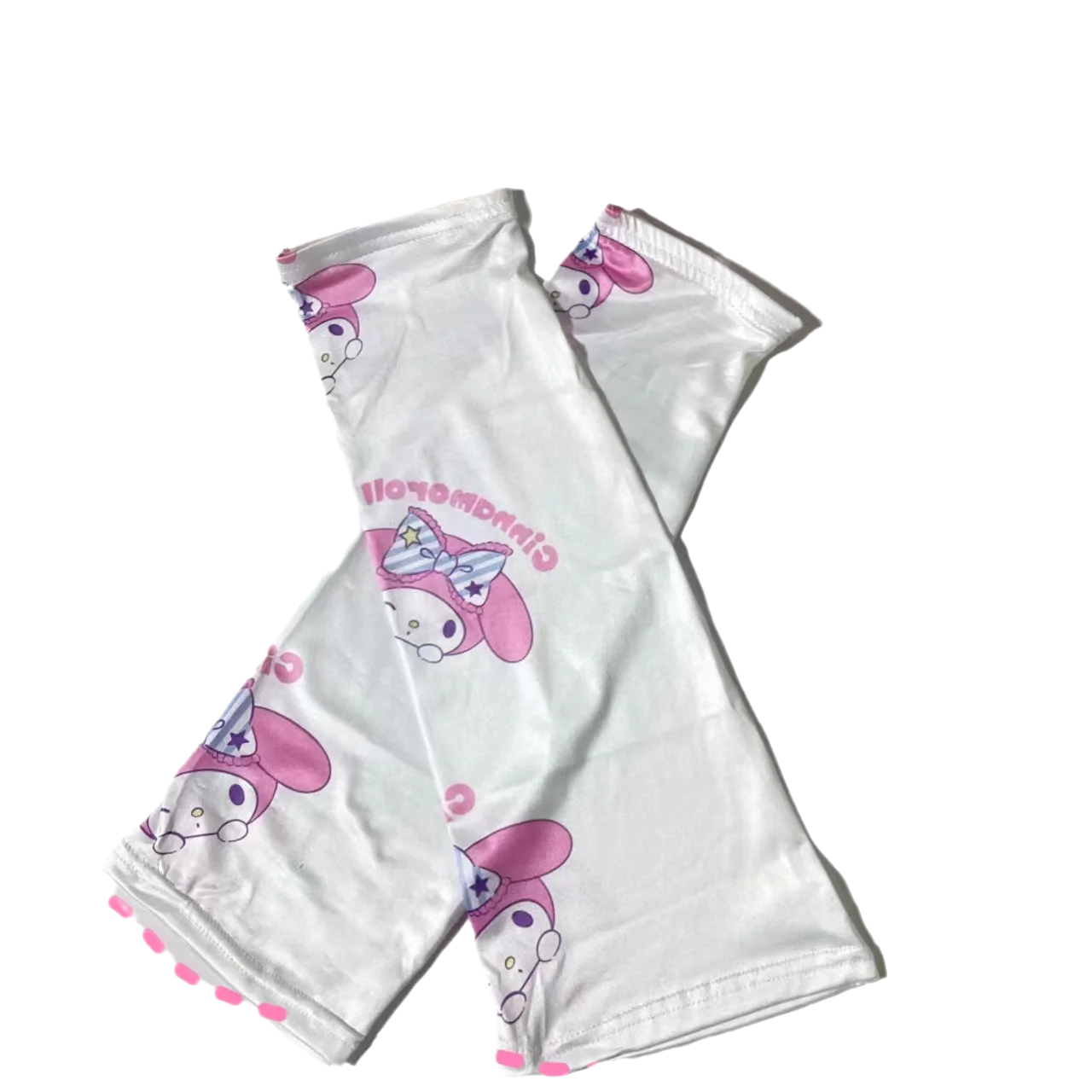 

Sanrios Cinnamoroll My Melody Anime Kawaii Loose Flared Type Ice Sleeve Sunscreen Student Ice Silk Sleeve Tide Birthday Gifts