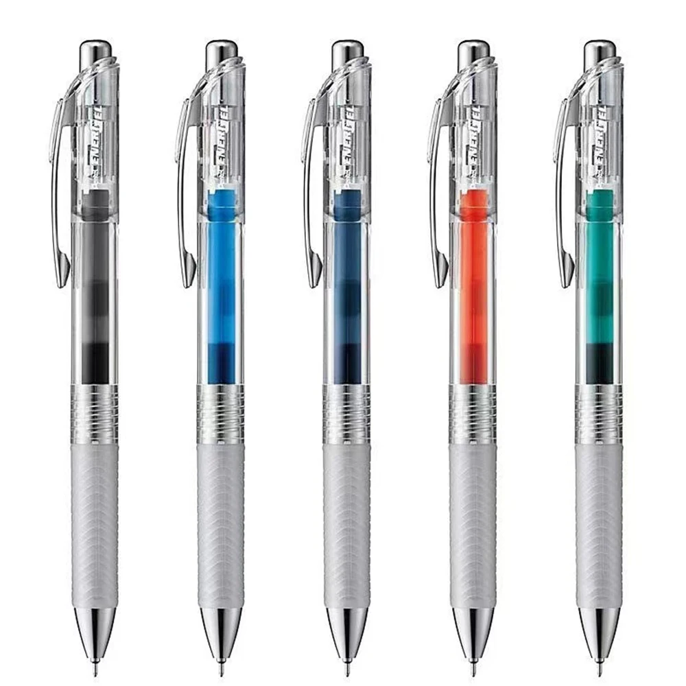 10 шт., набор цветных гелевых ручек Japan Pentel BLN75TL, сменный блок большой емкости, быстросохнущие 0,5 мм, Kawaii, школьные и офисные канцелярские принадлежности (art.: 3920cf7785ff7) - 3920cf7785ff7