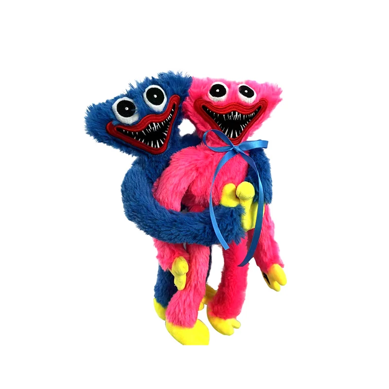 Huggy Wuggy плюшевая игрушка мягкая Набивная с Маком игровой персонаж искусственная
