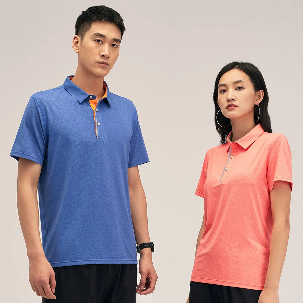 Рубашка-поло мужская с коротким рукавом дышащая городская повседневная одежда